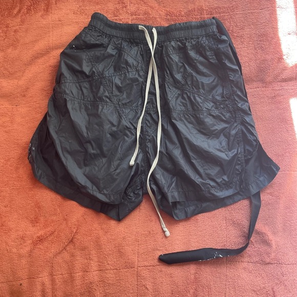 Rick Owens DRKSHDW Other - Rick Owens DRKSHDW Black Nylon Drawstring Shorts‎ Men's Size 09 Made in Italy